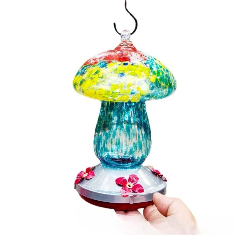 

Birds Hummingbird Water Feeder Feeder Outdoor Garden Hanging Anti-Squirrel Glass Bird Feeder
