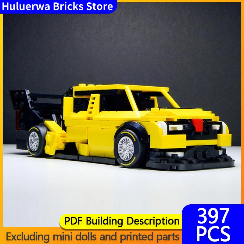 

Speed Racing Car Model MOC Building Bricks Modified Racing Car Modular Technology Gifts Holiday Assemble Children Toys Suit