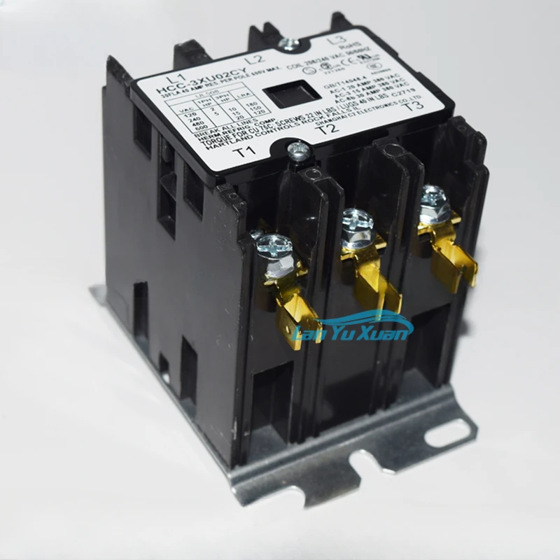 

Supply of 208V-240V 30A HCC-3XU02CY 50HZ 60HZ American style three-phase AC contactor