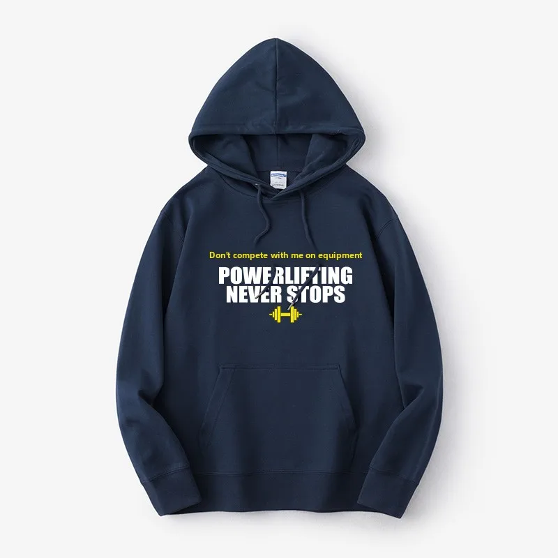 هودي نسائي فضفاض بأكمام طويلة من مزيج القطن والبوليستر مع طباعة للنساء الشابات