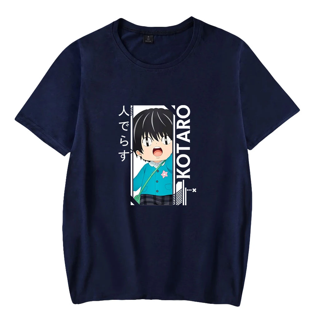 Camiseta de Anime Kotaro Lives Alone, camiseta de manga corta con cuello redondo para mujer y hombre, camiseta informal de estilo japonés con dibujos animados de verano