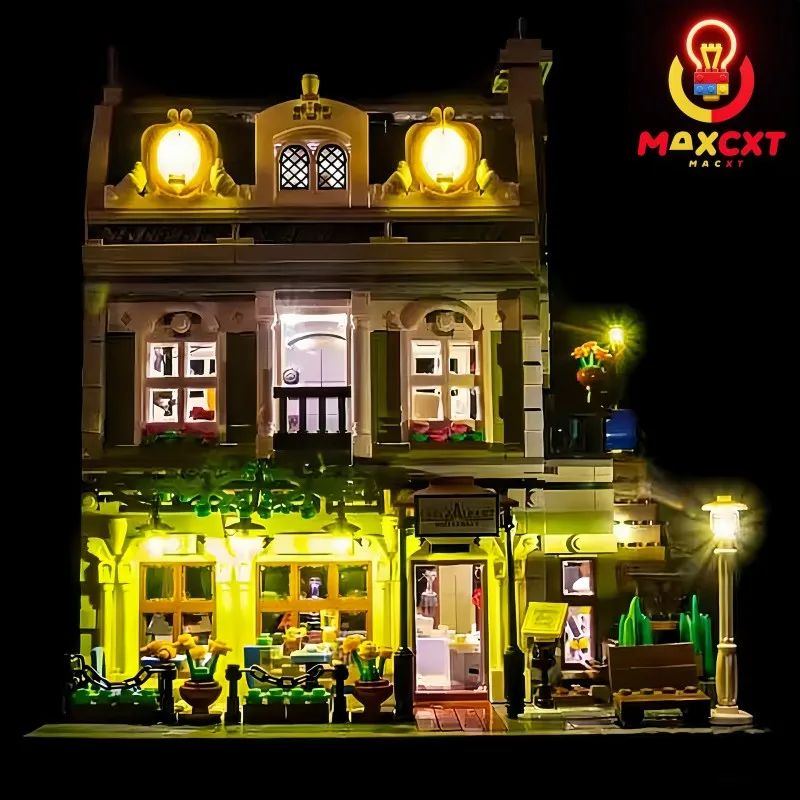 

MAXCXT LED Light For LEGO 10243 Parisian Restaurant DIY Decorative Lamp Not Include Building Blocks Set