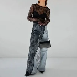 Evening Party Dress Lace Dress High Street Style Black Black Lace Dress Brand New Condition Fashion All-match Dress