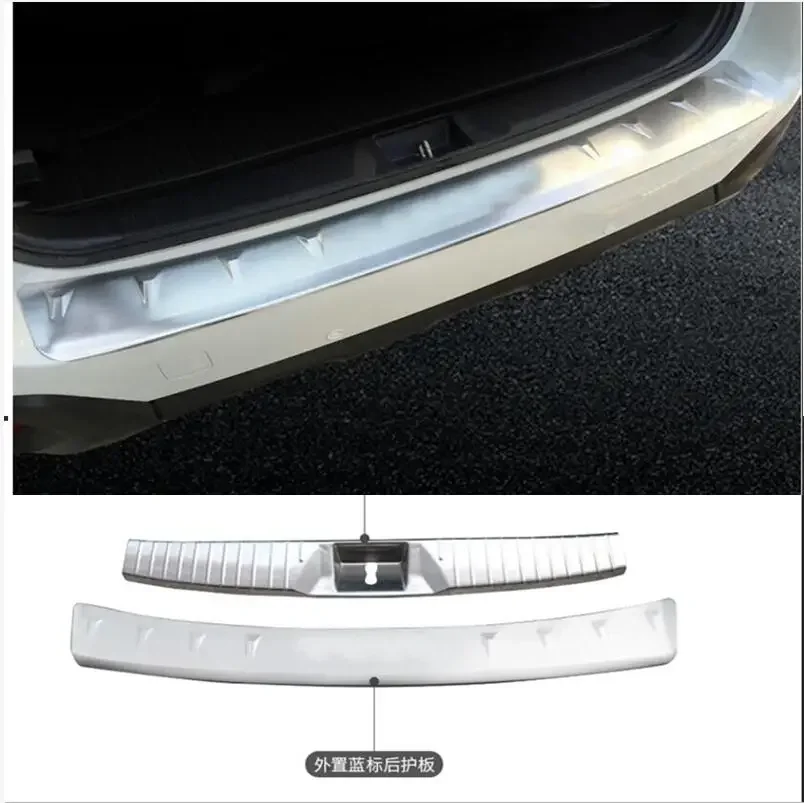 

2015 2016 2017 2018 For Subaru Outback tainless Car styling Stainless Steel Rear Bumper Protector Sill Trunk Tread Plate Trim