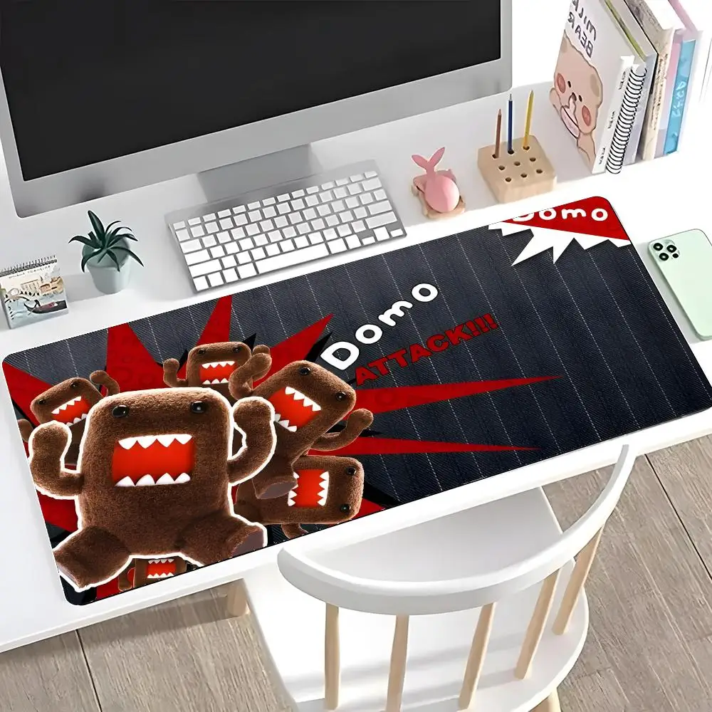

Коврик для мыши D-domo-kuns в стиле аниме, большой игровой коврик с защитой от скольжения, утолщенный, для компьютерной клавиатуры и стола