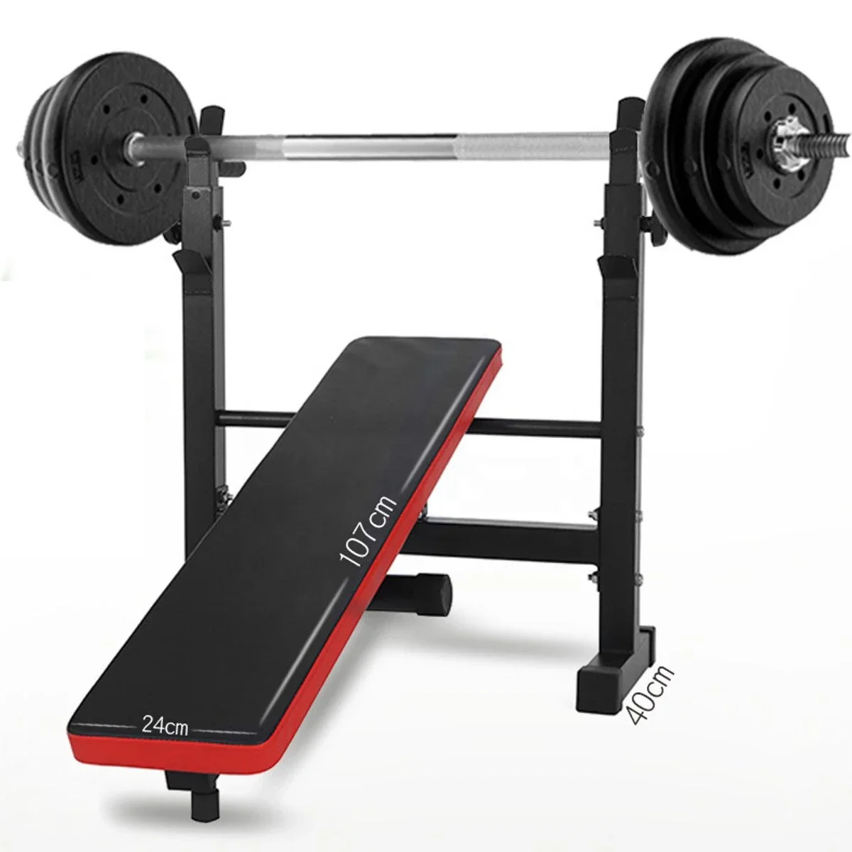 

l Hot Selling Wholesale High Quality Adjustable Weight Barbell Fitness Bench Squat Rack Dumbbell Bench Press Strength Training