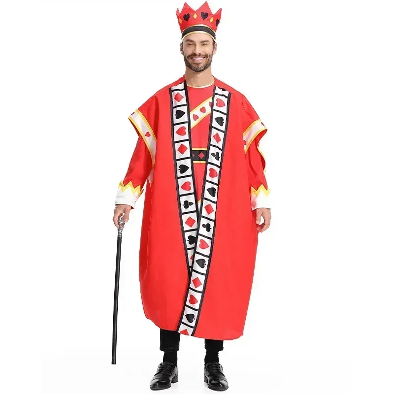 adult-kid-red-king-of-hearts-costume-for-halloween-alice-poker-king-cosplay-robe-crown-suit-carnival-purim-carnival-party-outfit