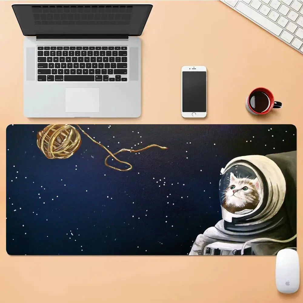 Large Gaming Mouse Pad XXL Astronaut Mouse Pad Desk Mouse Pad HD Desk Pad Extended Gaming Keyboard Mat Large XXL Gamer Mouse Pad