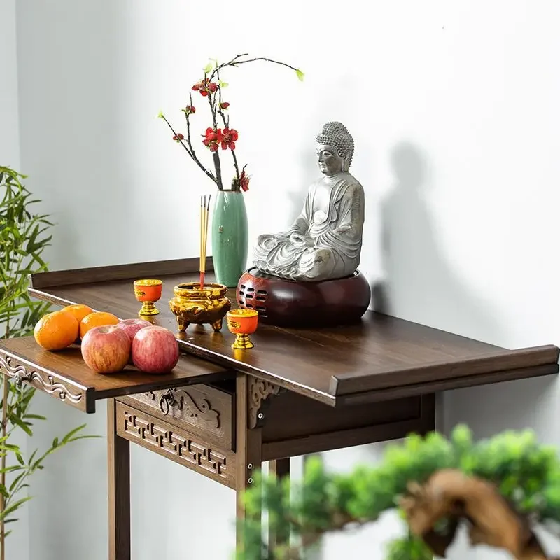 DSA Household Chinese Buddha Table Economy Shentai Guan Gong Sacrifice Table
