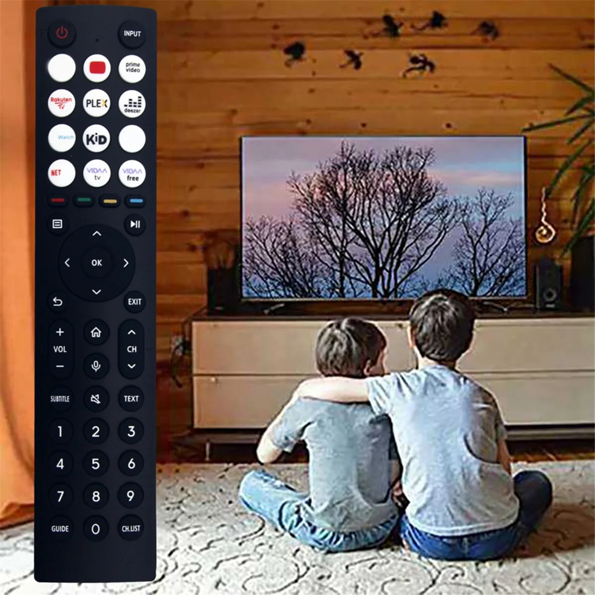 เปลี่ยน ERF3A86 รีโมทคอนโทรลสําหรับ Hisense Smart LED LCD TV รีโมทคอนโทรลไม่มีเสียง