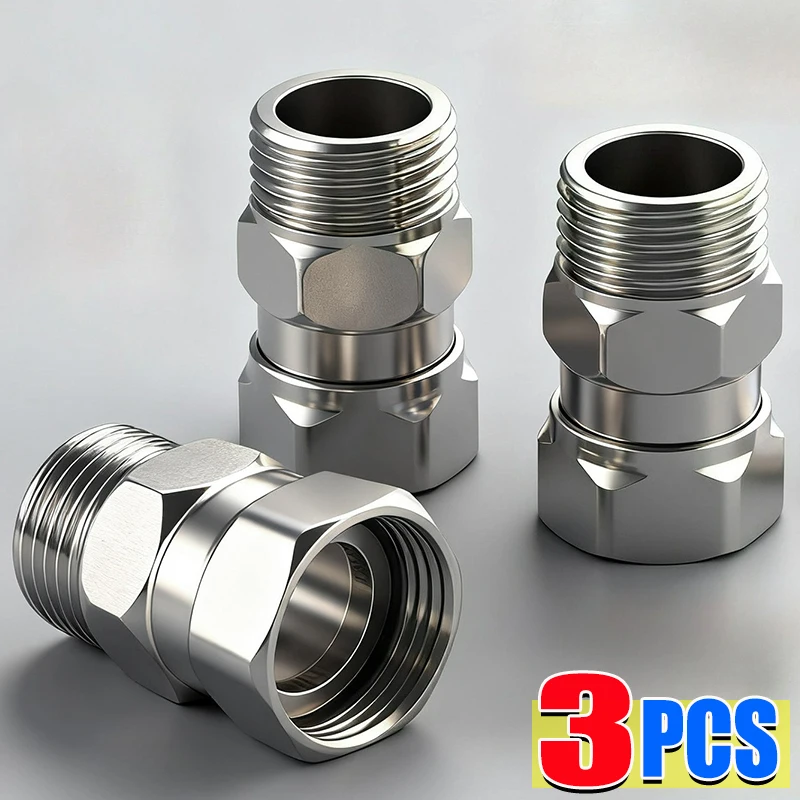 

Адаптер для смесителя, соединитель для труб из нержавеющей стали, универсальный удлинитель для ванной комнаты, насадка для душа, угловой клапан, кухонная раковина, сантехническая часть