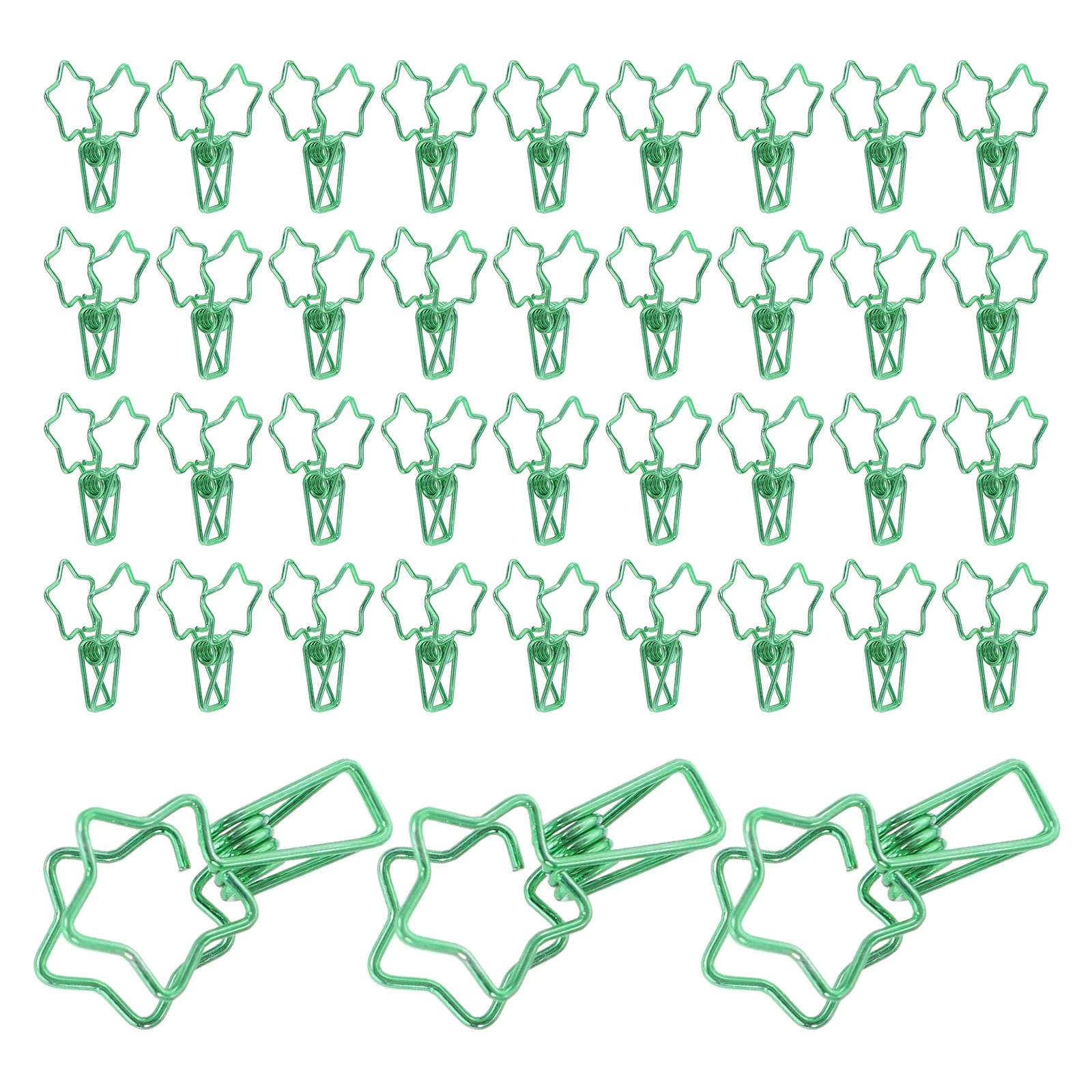 

50Pcs Star Shaped Metal Paper Clips Colored Mini Binder Clips for Office School Document Organizing Craft Projects Bookmark
