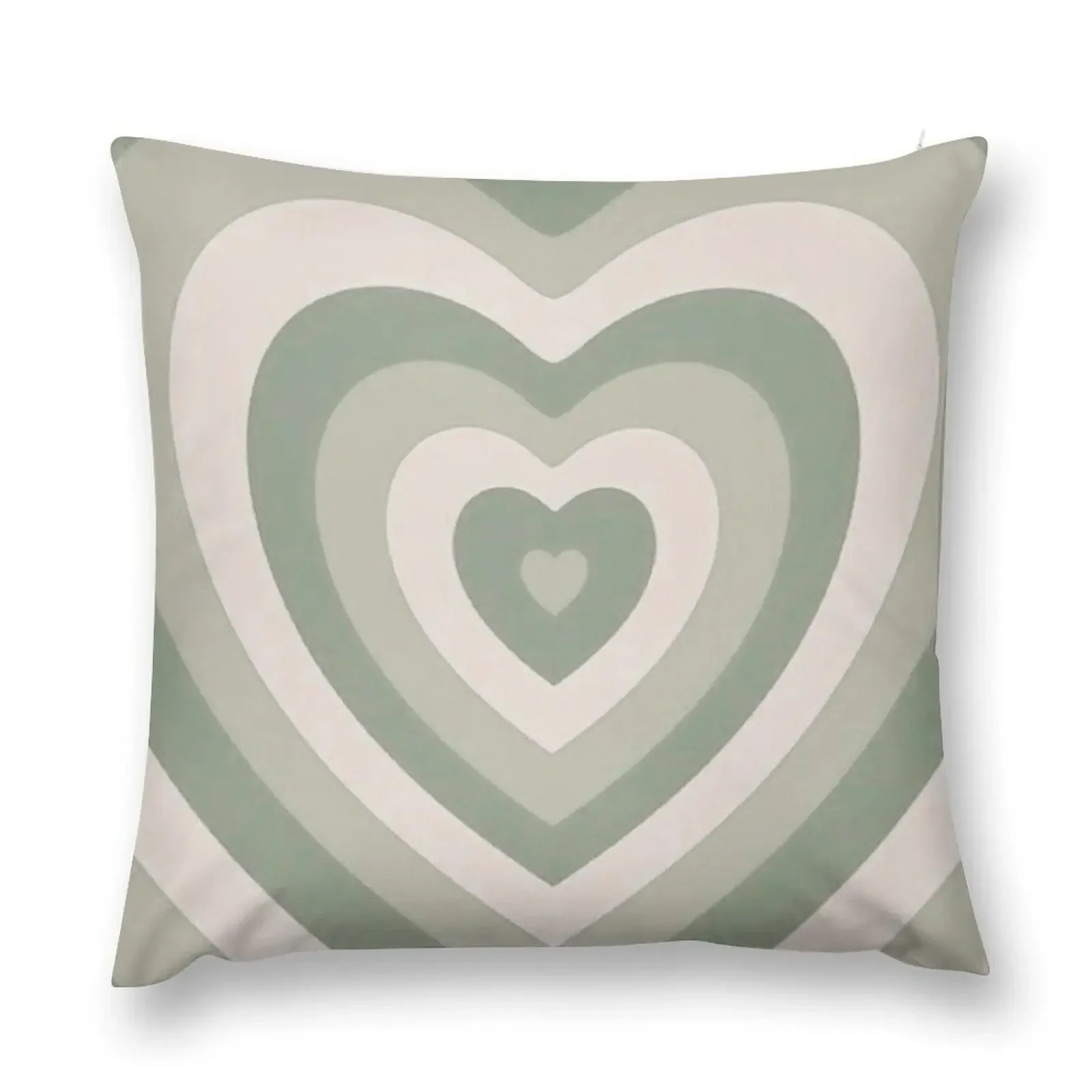 sage green heart Throw Pillow Pillow Case luxury throw pillow covers covers for pillows home decor items