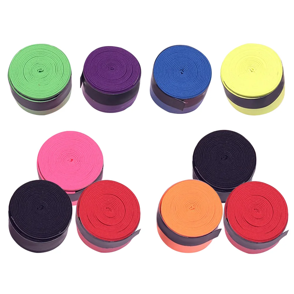 10 Rolls Racket Grip Overgrip for Tennis Racquet Tape Balls Sport Handles Squash