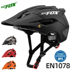 BATFOX-Casque de vélo VTT pour homme et femme, moulé intégralement, VTT, 2024