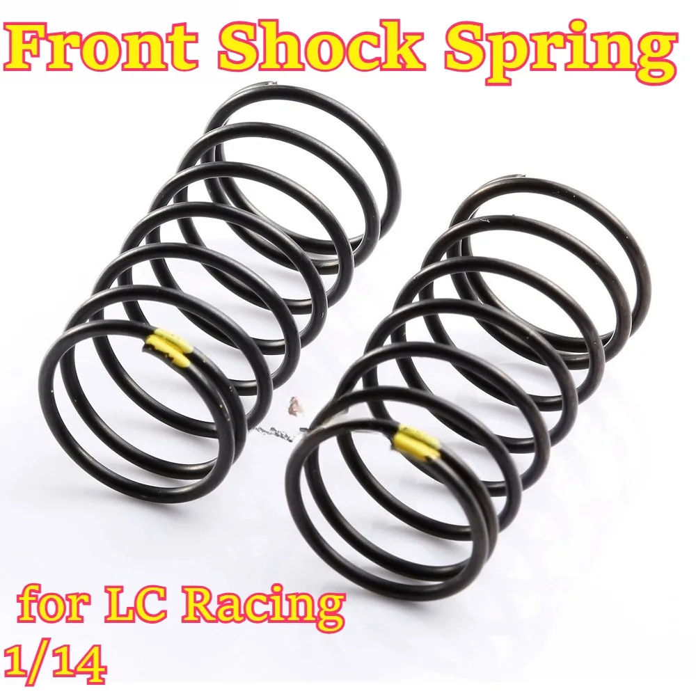 RC Car Upgrade Parts Front Shock Spring for LC Racing 1/14 Buggy Truggy Monster Truck Short Course custom size spare accessories