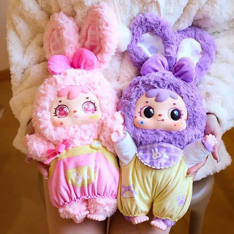 Samuel 400% Big Baby Series Blind Box Plush Toy Trendys Cute Desktop Cartoon Decorations Ornament Childres Mystery Box Toys Gift