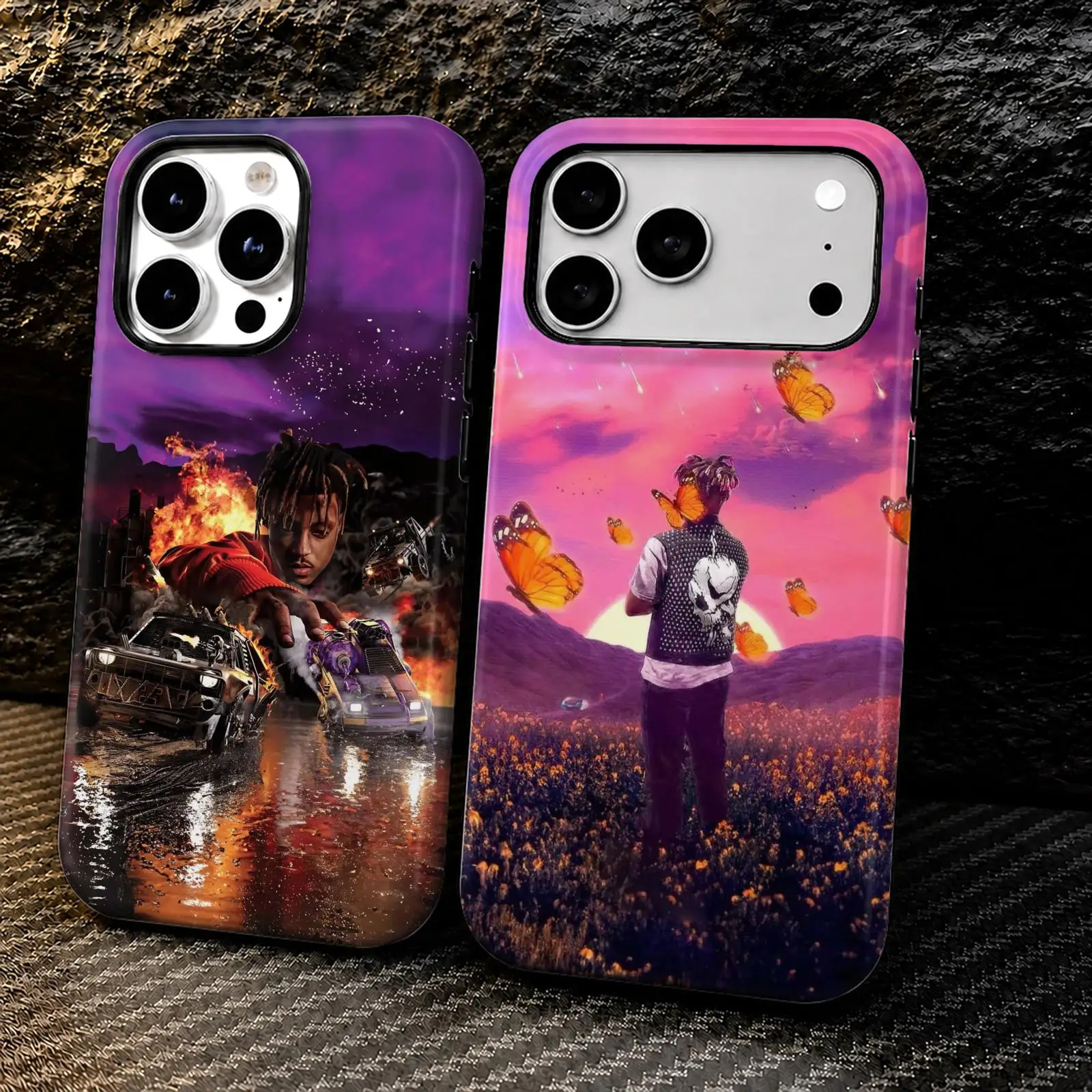 Rapper Album J-Juice W-WRLD Phone Case For iPhone 18 17 16 15 14 13 12 11 Pro Max Dual-Layer Back Shockproof Protective Cover