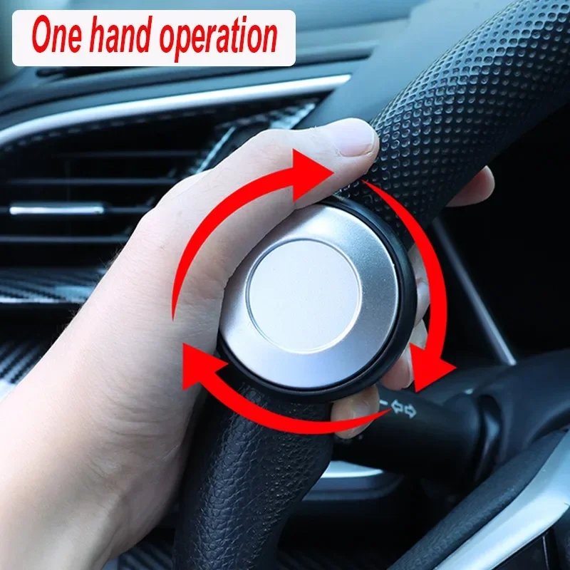 Car Steering Wheel Spinner  Universal Auto Steer Wheel 360 Degree Rotation Booster Labor-save  Ball Steer Wheel Helper