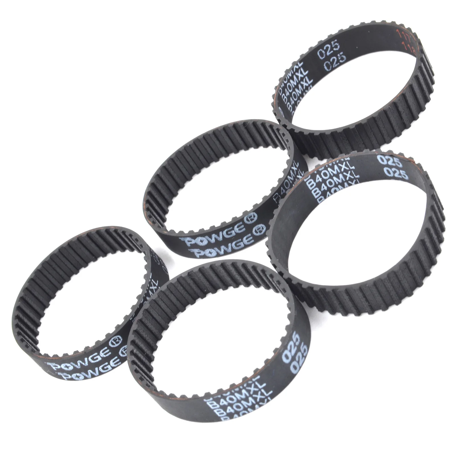 POWGE 5PCS MXL Timing belt B27 B28 B30 B33 B37 B38 B40 B41 B42 B43 B45 B46 B47 B48 B49 B50 B51 B52 B53 B54 B55 B56 Width 3-20mm