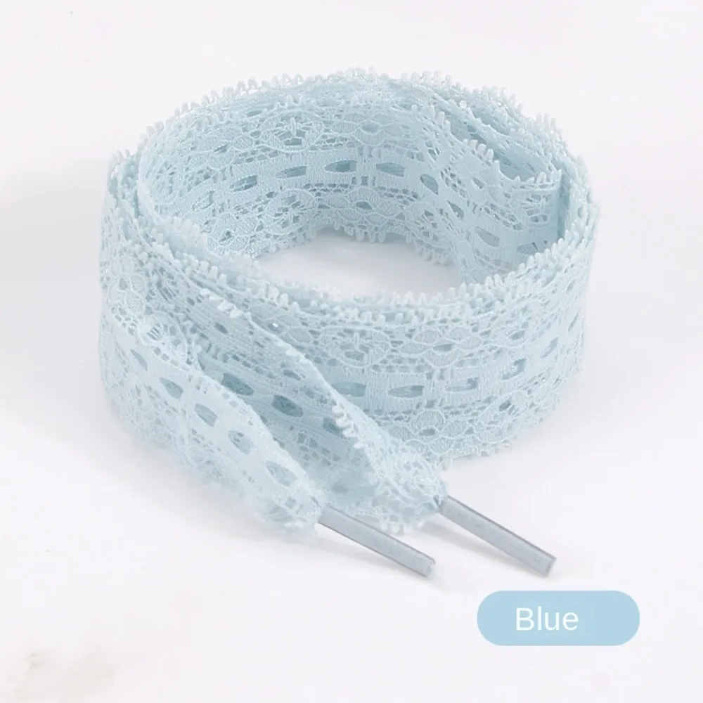 

Fashion 2CM Fancy Lace Shoelaces Soft Replace Shoe Laces Big 120cm Flat Shoelaces Shoes Accessories