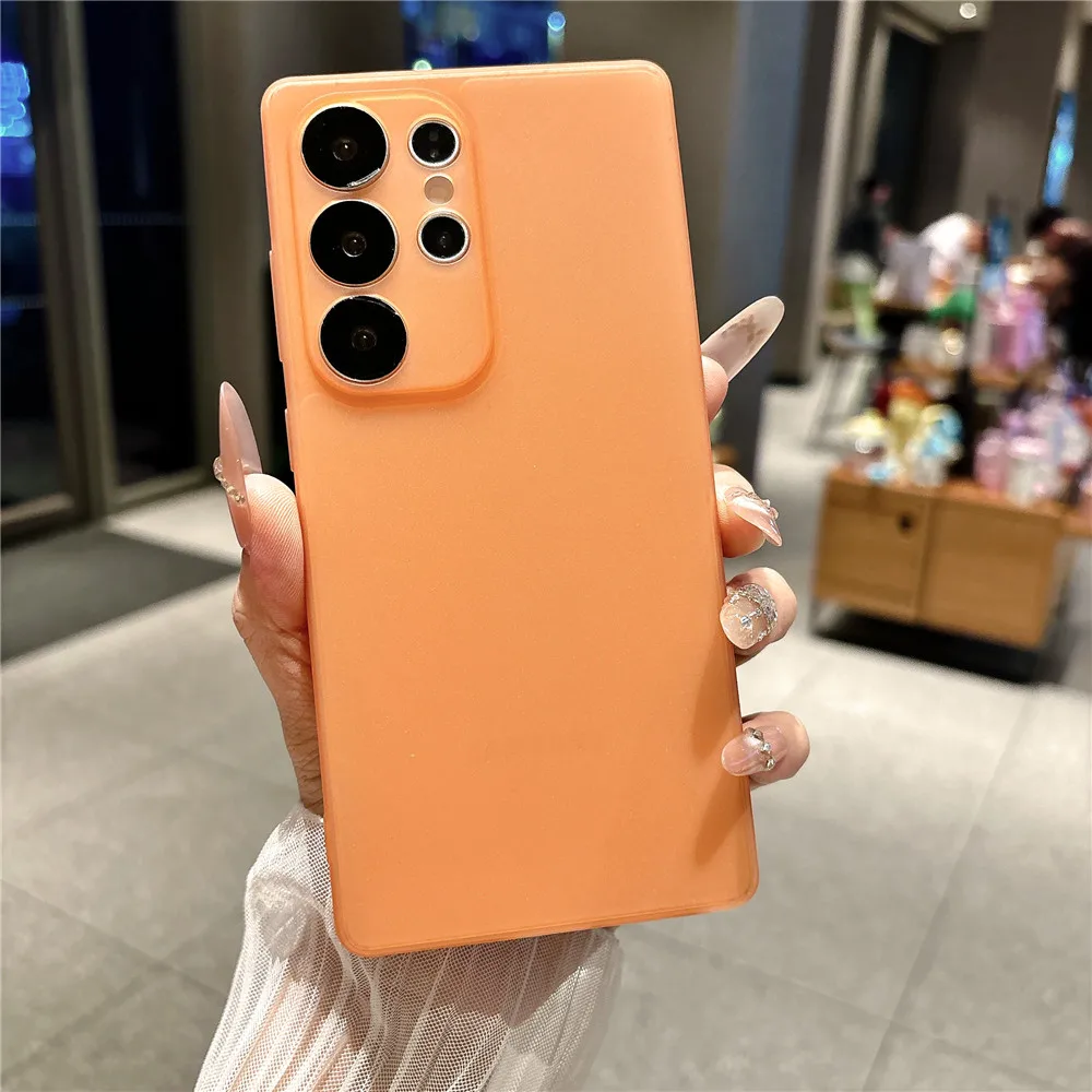 Soft Silicone Case For Samsung A17 A16 A26 A36 A56 A15 A35 A55 A14 A34 A54 A13 A53 A32 Candy Color Matte Transparent Cover Shell