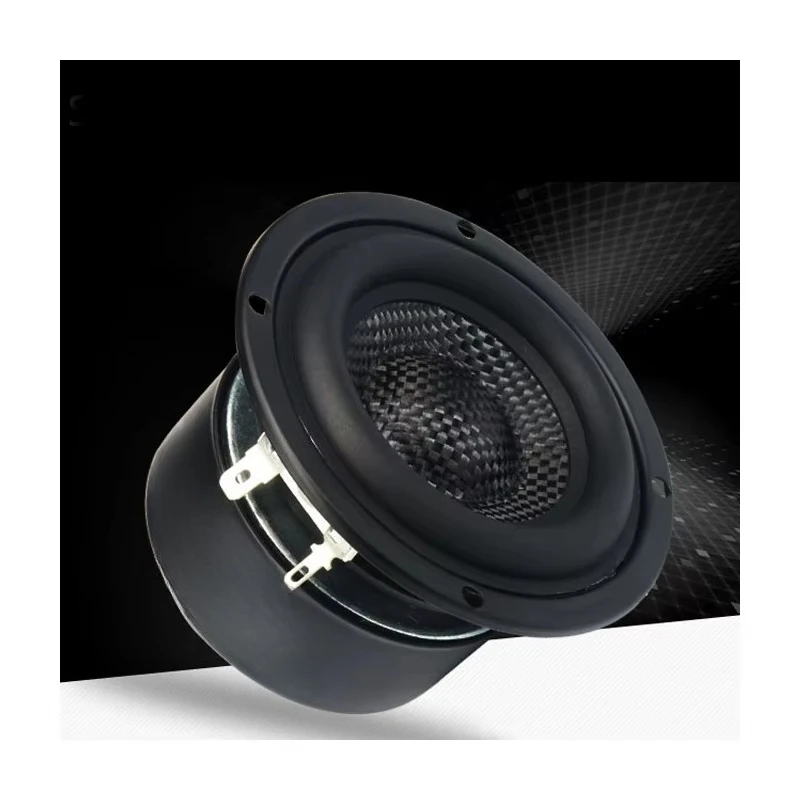Unidad de Altavoz de 3 Pulgadas, 25~40W, Bajo de Alta Fidelidad para el Hogar, con Cono de Fibra de Vidrio Tejida, Woofer de Baja Frecuencia, Subwoofer
