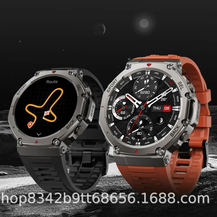 DM58 Smart Watch 5.3 Bluetooth كشف ضغط الدم والأكسجين GPS وغيرها من 5 المواقع العالمية