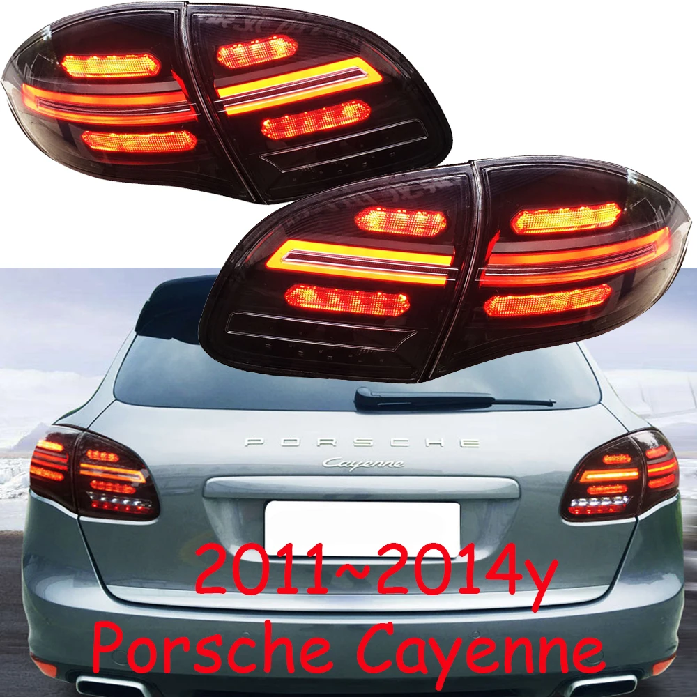 Video car bumper tail light Cayenne taillight daytime light LED 2011~2014y car accessories Taillamp Cayenne rear light fog