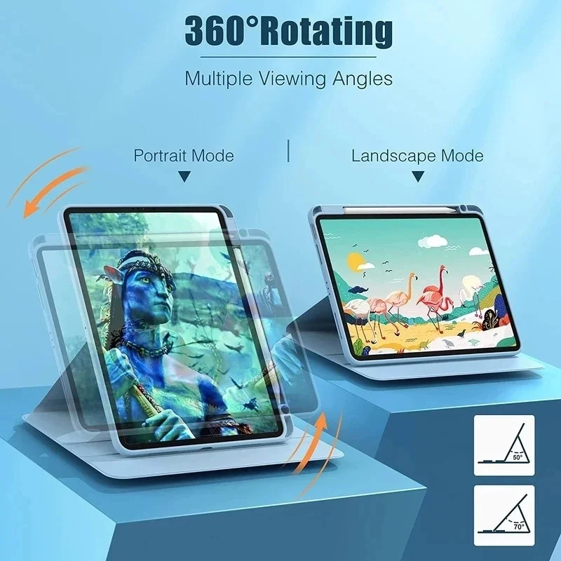 360 pokrowiec obrotowy do Samsung Galaxy Tab A9 + S9 Plus S9 FE + 12.4 S8 S7 11 S6 Lite A9 8.7 A8 pokrowiec stojak na 10.5 z uchwytem na długopis