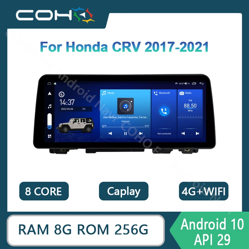 

12.3 Inch For Honda CRV CR-V 2017-2021 1920*720 Resolution Car Multimedia Player Gps Radio Android 10 Octa Core RAM 8G ROM 256G