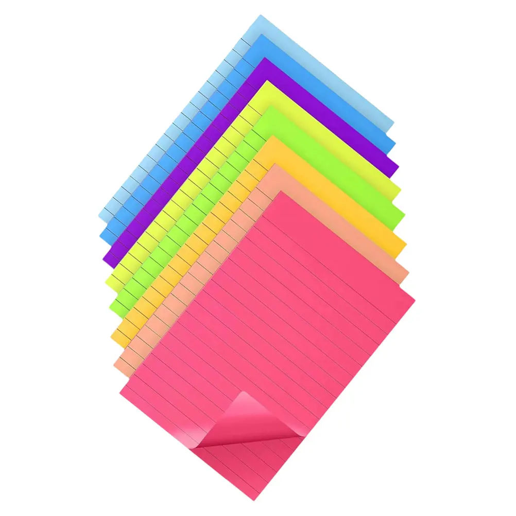

8pcs Adhesive Memo Pads Book Self-adhesive Convenient Reminder Portable Small Notes for School Office Home Bulk