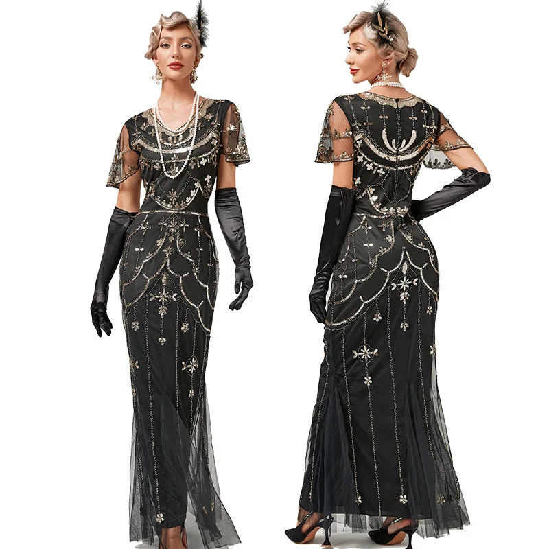 sachin and babi light blue dress Best 1920s Prom Dresses