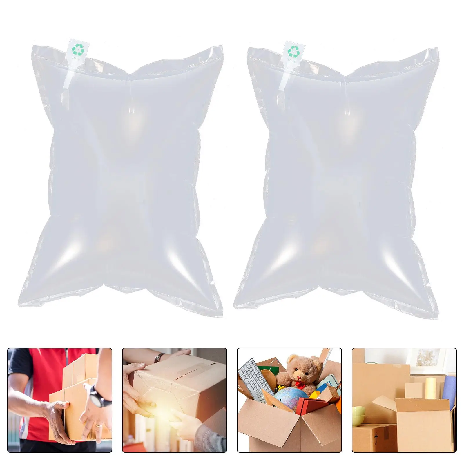 100PCS Inflatable Air Lightweight Packing Materials Large Cushioning Wrap Protective Storage Space Saving