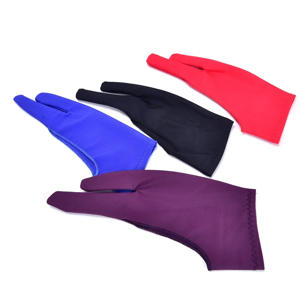 1PC Two-finger Right And Left Hand Anti-fouling Gloves Drawing Gloves Suitable For Both For Any Graphics Drawing Tablet