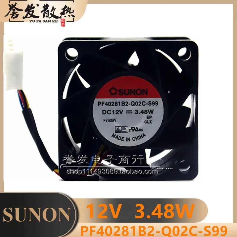 NEW ORIGINAL PF40281B2-Q02C-S99 12V 3.48W 4028 40x40x28mm COOLING FAN RADIATOR