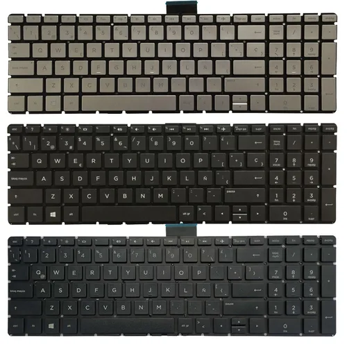 Teclado para HP 15-BR 15-BS 15-BU 15-BW 15-AC 15-ay 15-EF 17-BS 250 255 G6 AP2040001C1 TPN-C129 C130, nuevo, EE. UU./español/Latino/Reino Unido