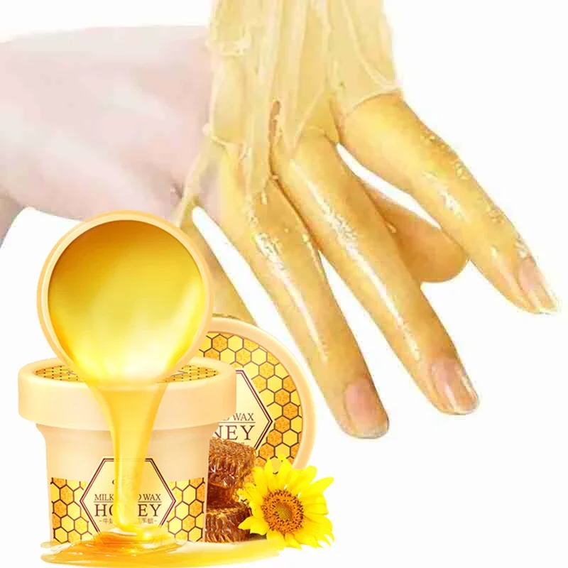 

Honey Hand Mask Moisturizing Wax Hand Mask Repair Exfoliating Callus Film Anti-Aging Skin Hand Film Whitening Hand Care 120g