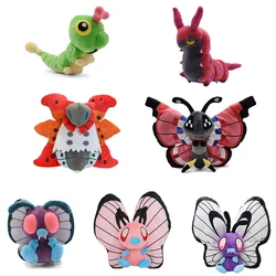 Pokemon Butterfree Butterfly Plush Doll Caterpie Volcarona Scolipede Vivillon Soft Peluche Stuffed Toy kawaii Anime Insect Gift