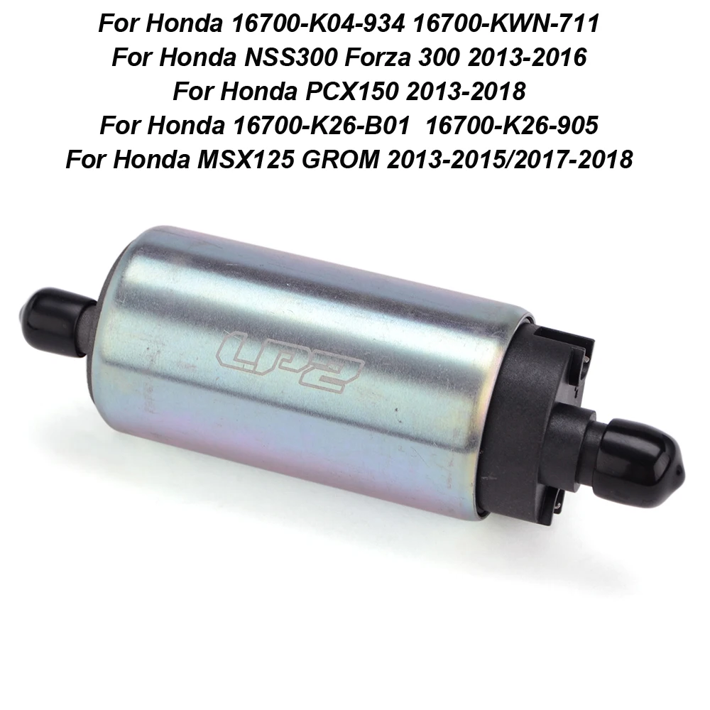 

Motorcycle Fuel Pump For Honda NSS300 Forza 300 13-2016 PCX150 13-18 MSX125 GROM 2013-2015/2017-2018 16700-K04-934 16700-KWN-711