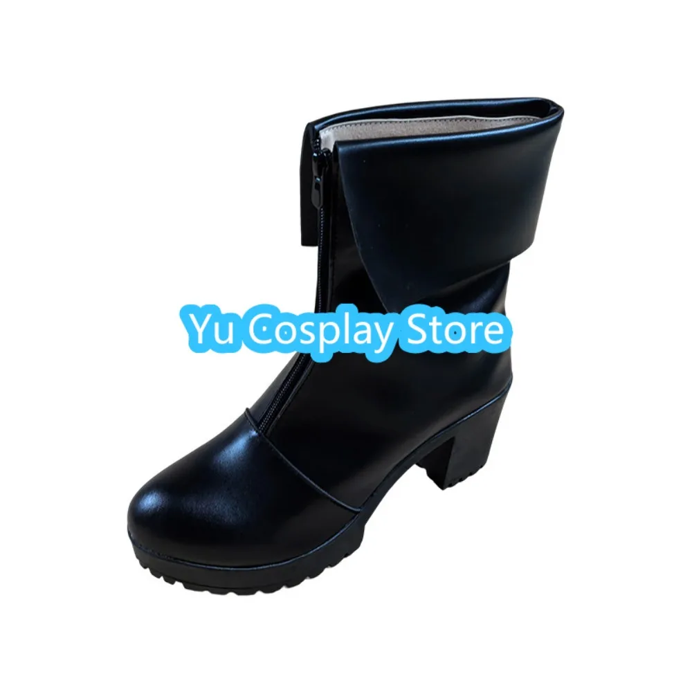 متجر يو التأثيري Kurisu Makise أحذية كوسبلاي لأداء معرض الرسوم المتحركة أحذية تنكرية أنيمي أحذية أزياء الهالوين الدعائم