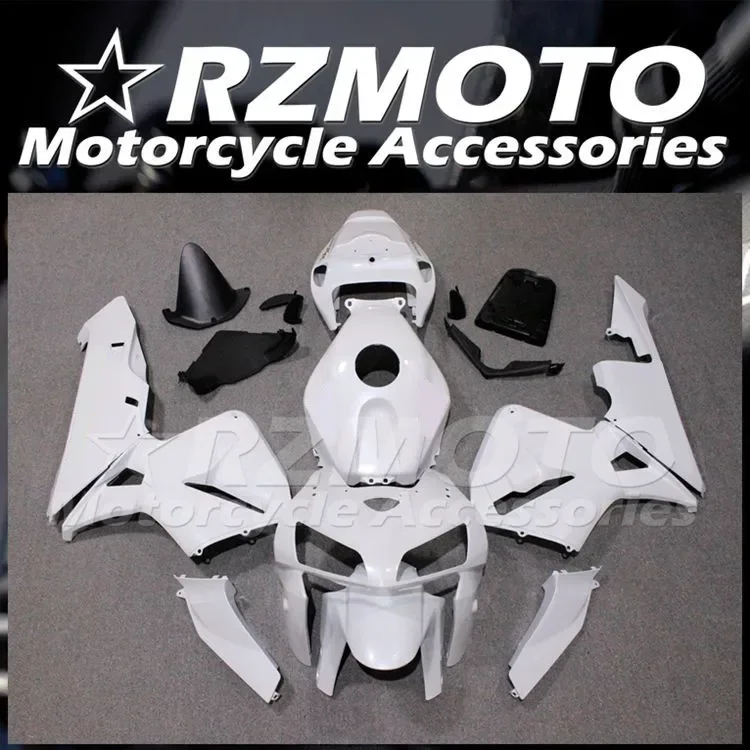 

4Gifts Injection Mold New ABS Motorcycle Fairings Kit Fit For HONDA CBR600RR F5 2005 2006 05 06 Bodywork Set Cool White