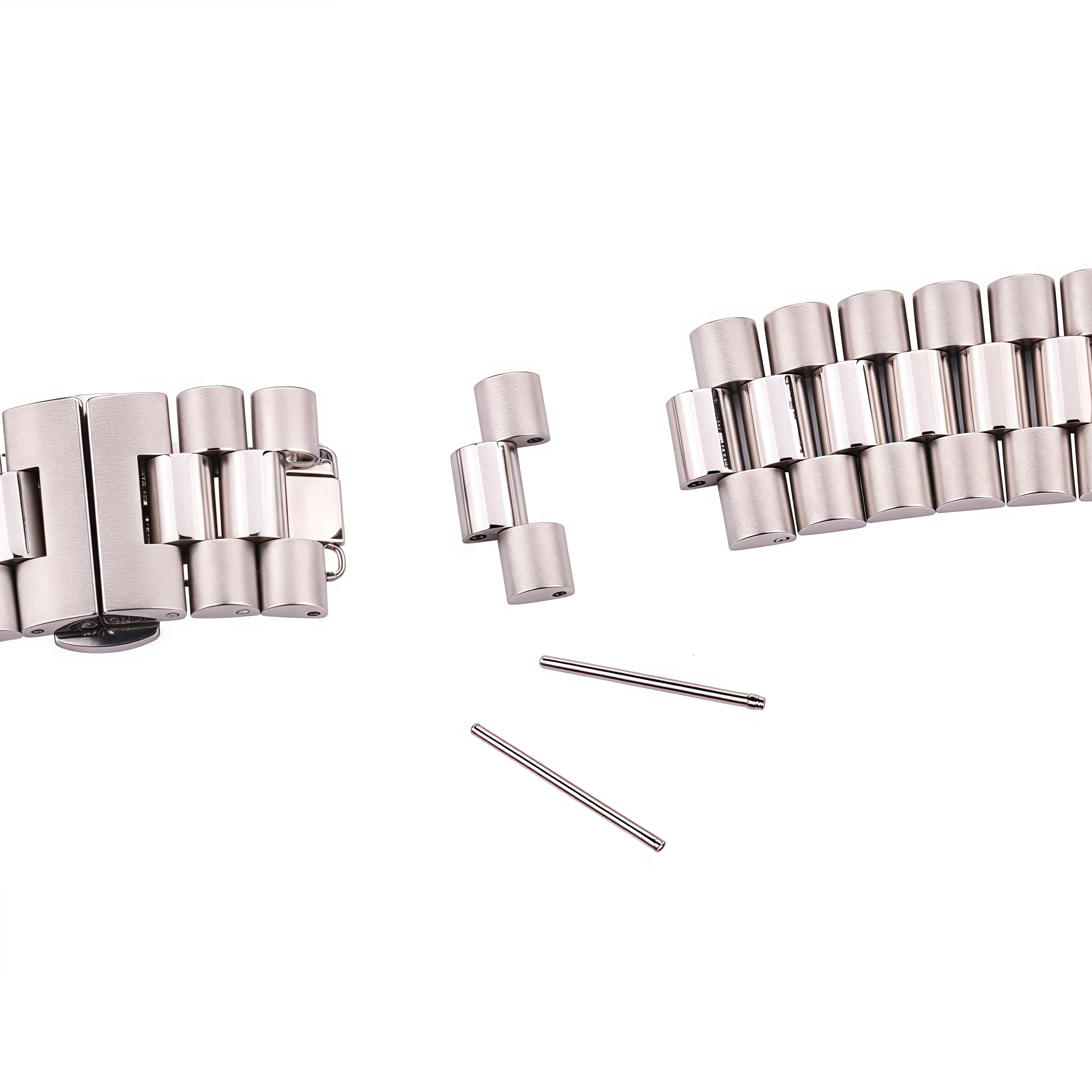 Stainless Steel Watchbands Bracelet Women Men Silver Solid Metal Watch Strap 16mm 18mm 20mm 21mm 22mm Accessories