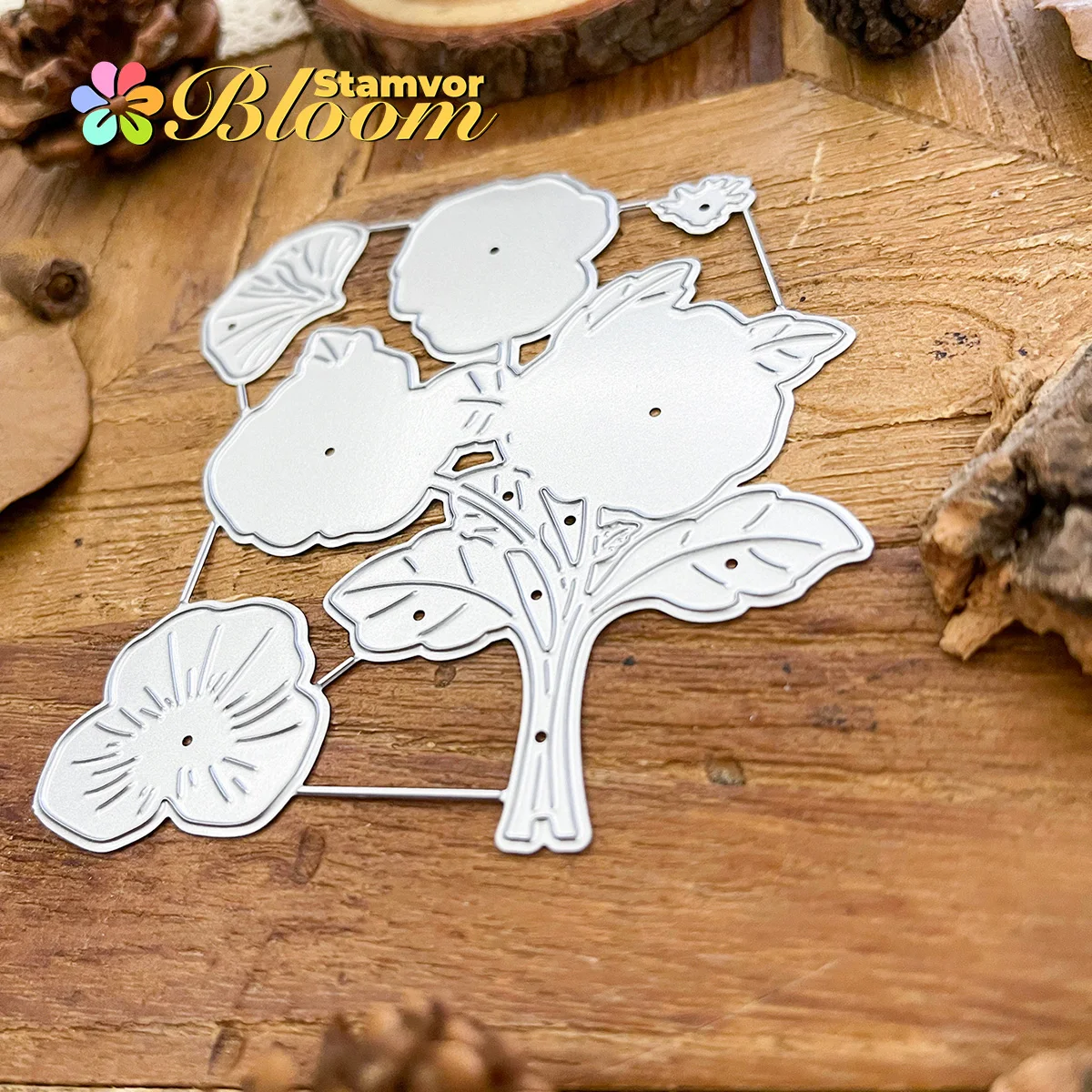 الأصلي طبقات جميلة الزهور بانسي باقة قطع معدنية يموت سكرابوكينغ النقش الزخرفية