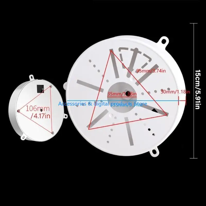 77JD صندوق وصلات كاميرا على شكل قبة احترافي للتركيب على الحائط والسقف مع ميزة إخفاء الكابل بغلاف كاميرا على شكل قبة #6