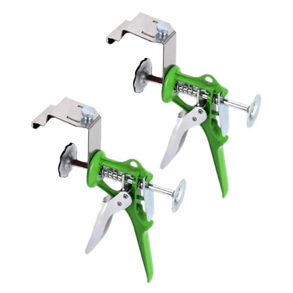 Push Type Quick Drawer Clamp L Bow M Shape For 15-50MM Wood Cabinet Wardrobe Door Panel Installation Fixing Tool Green