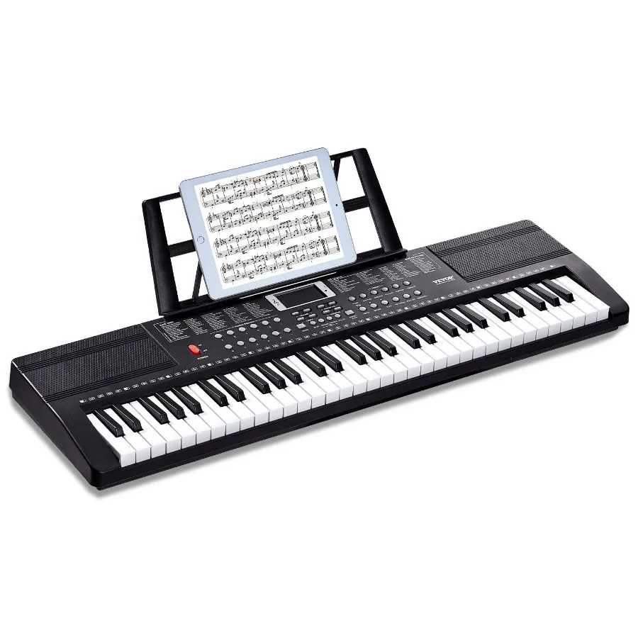 

61 Key Digital Keyboard Piano Electric Portable 200 Tones 200 Rhythms