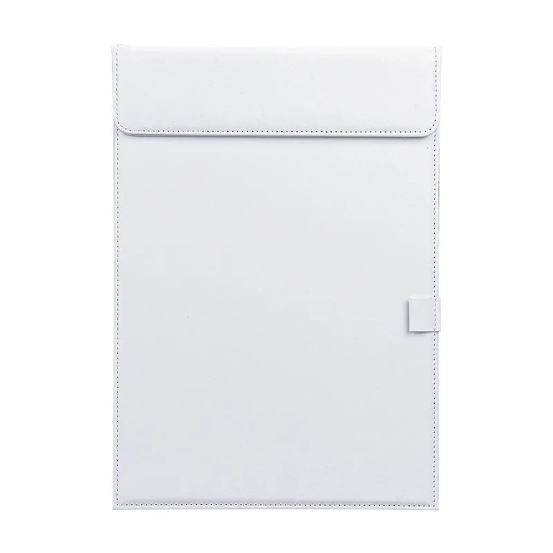 Imagem -06 - Couro Escrita Pad Pasta a4 Clip Board Organizador de Papel Armazenamento de Prancheta Armazenamento de Documentos Acessórios de Mesa Portátil