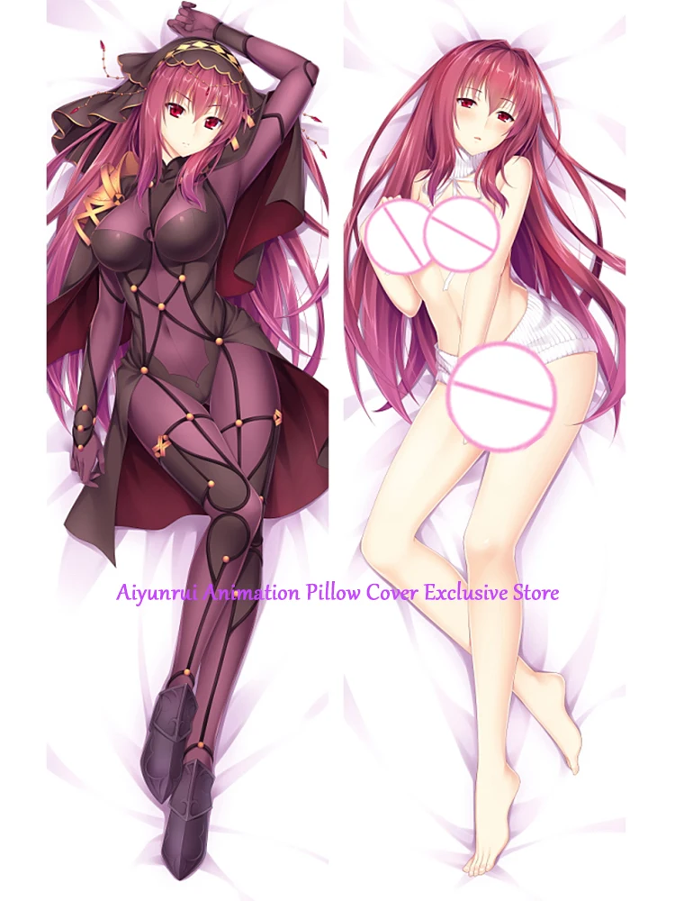 

Anime Pillow Cover Dakimakura Scathach 2 Side Printed Hugging Body Pillowcase Cushion Cover Bedding Decor