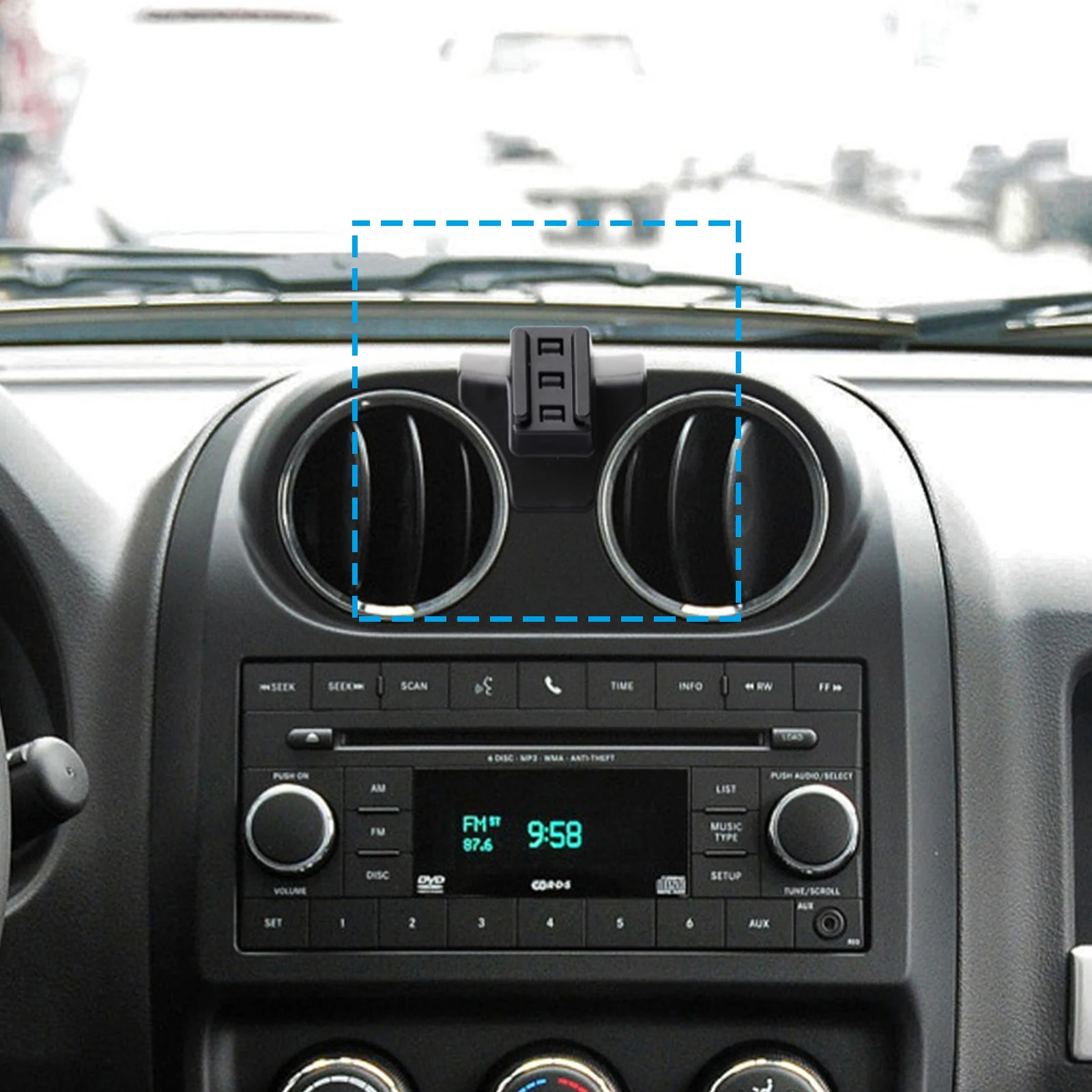 Accessories Car Mobile Phone Holder for Jeep Compass MK49 2010~2016 GPS Bracket Navigation Stand Auto